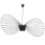 Lampa designerska wisząca KAPELUSZ SOMBRERO ST-8052-140 black - Step Into Design